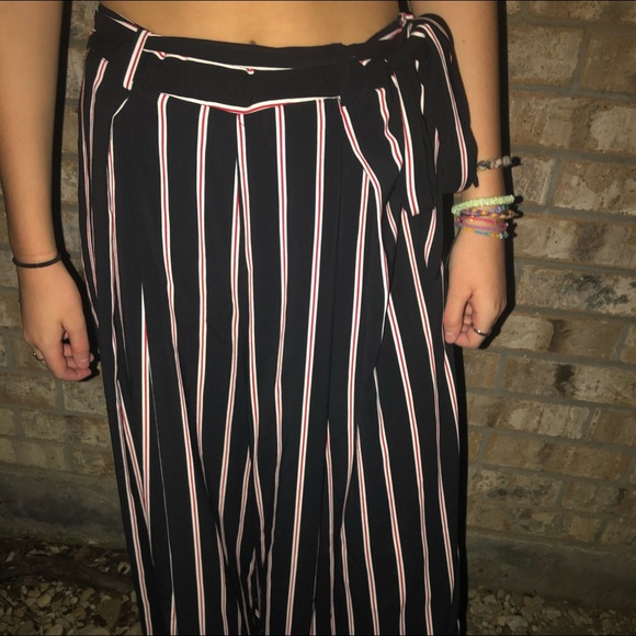 Striped flowy pants - Picture 2 of 3